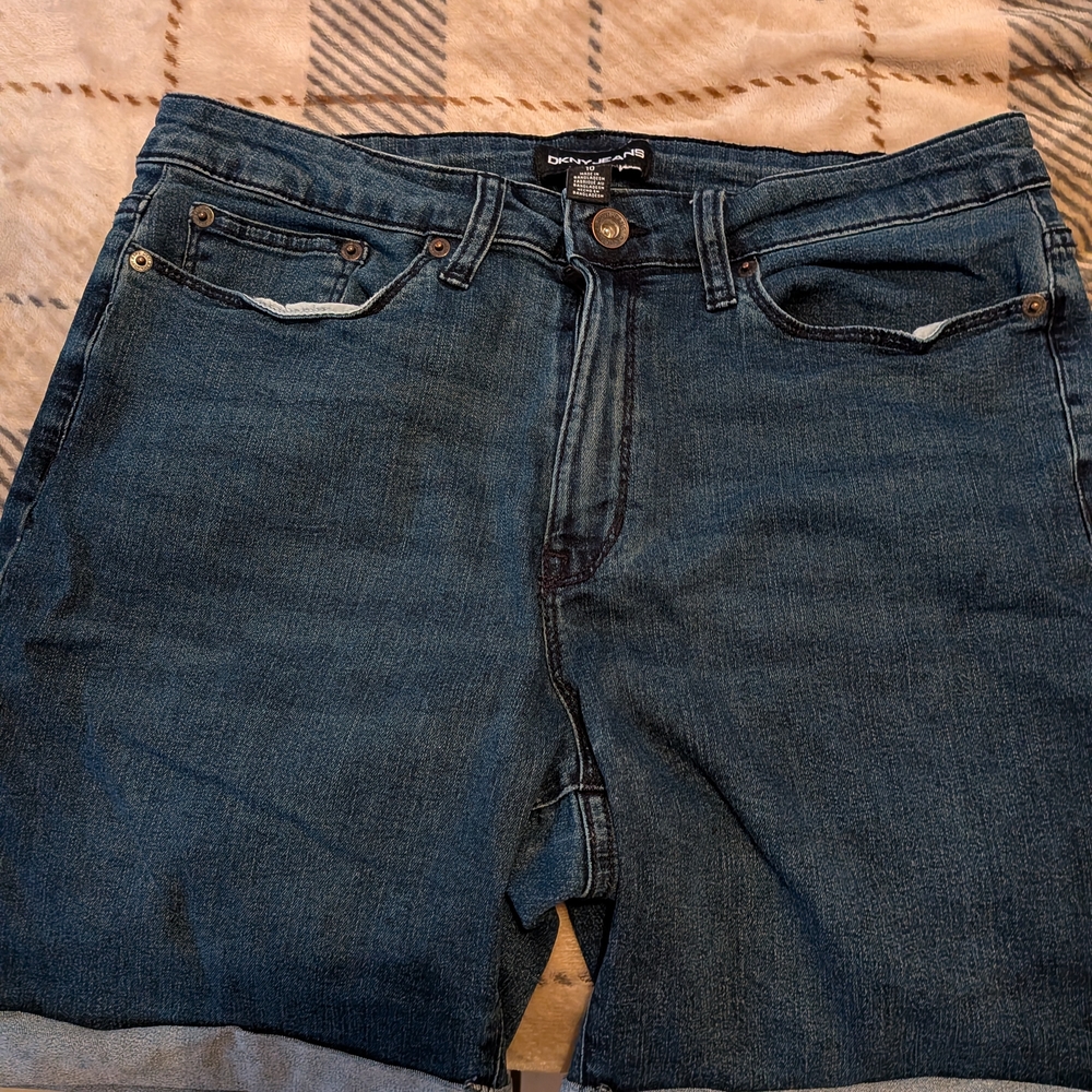 DKNYC Women's Blue Jean Shorts